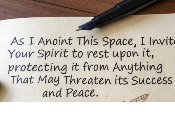 Anointing Oil Prayer for Spiritual Warfare