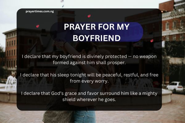Prayer for My Boyfriend