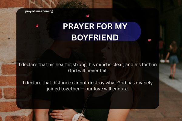 Prayer for My Boyfriend