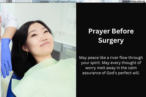 Prayer For Surgery Success