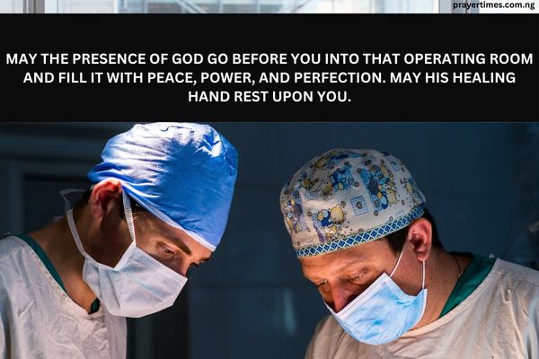 Prayer For Surgery Success