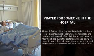 Prayer for Someone in The Hospital