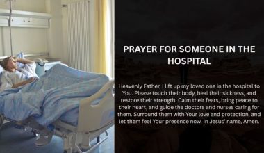 Prayer for Someone in The Hospital