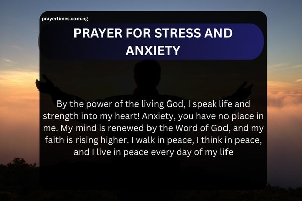 Prayer for Stress and Anxiety