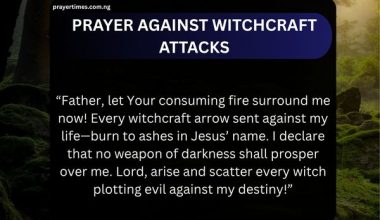 Protection Prayer Against Witchcraft Attack Bible Verses