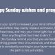 Happy Sunday wishes and prayers