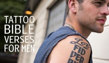Tattoo Bible Verses for Men