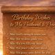 Birthday Wishes to my Husband and Prayer